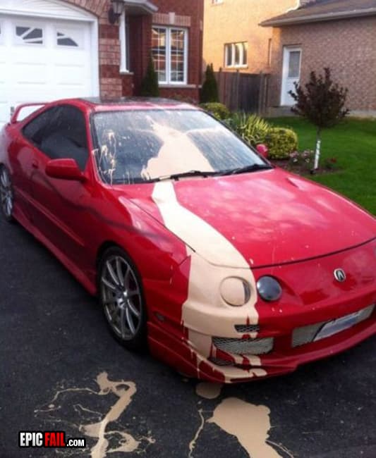 Clip: car Paint Job Fail