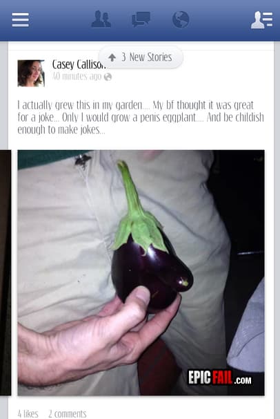 Watch: eggplant FAIL