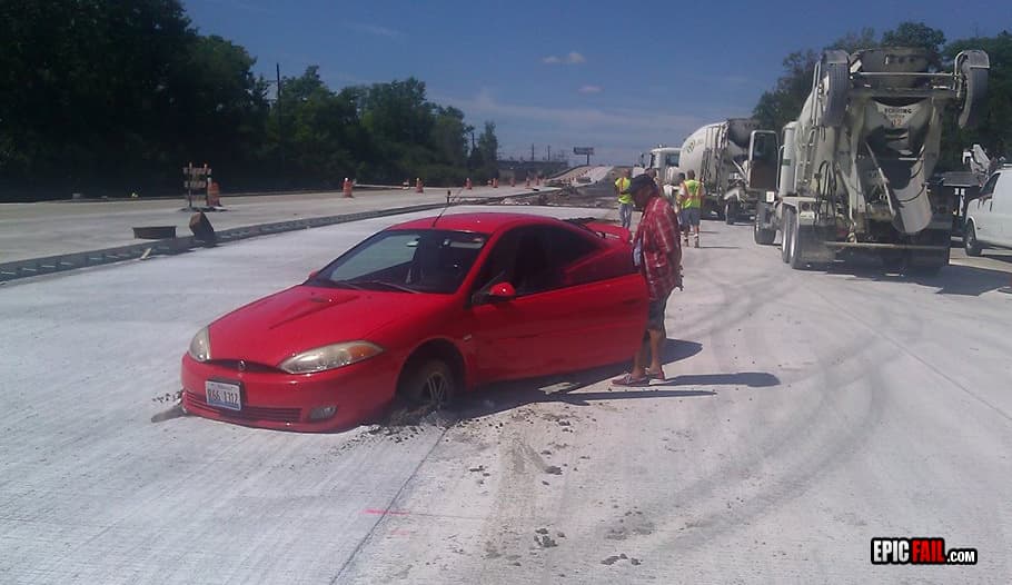 Caught on camera: driver FAIL