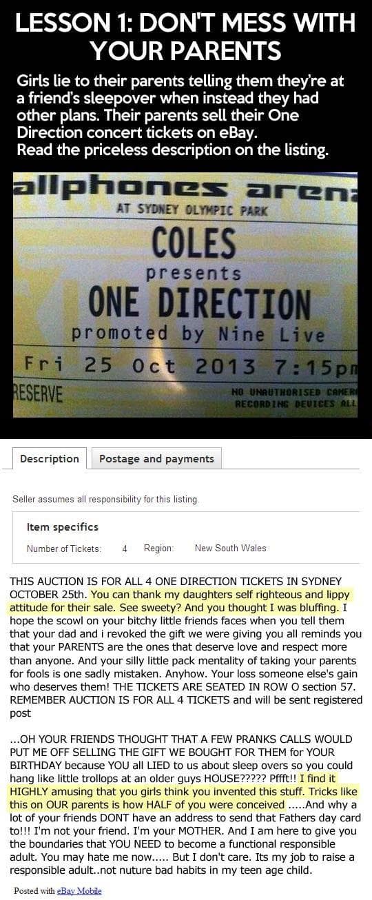 And This Is Why You Should Never Lie To Your Parents… — fail moment