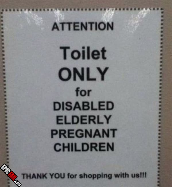 Clip: sign FAIL