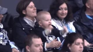 Caught on camera: baby WIN