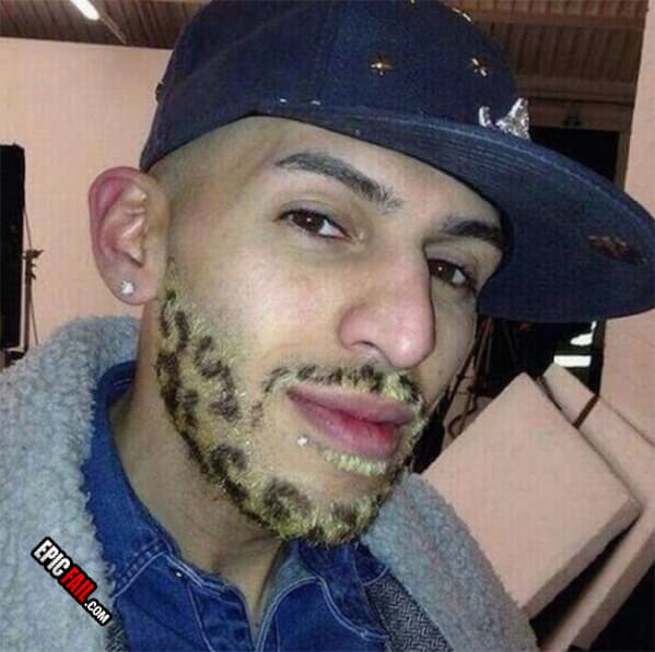 Watch: beard FAIL