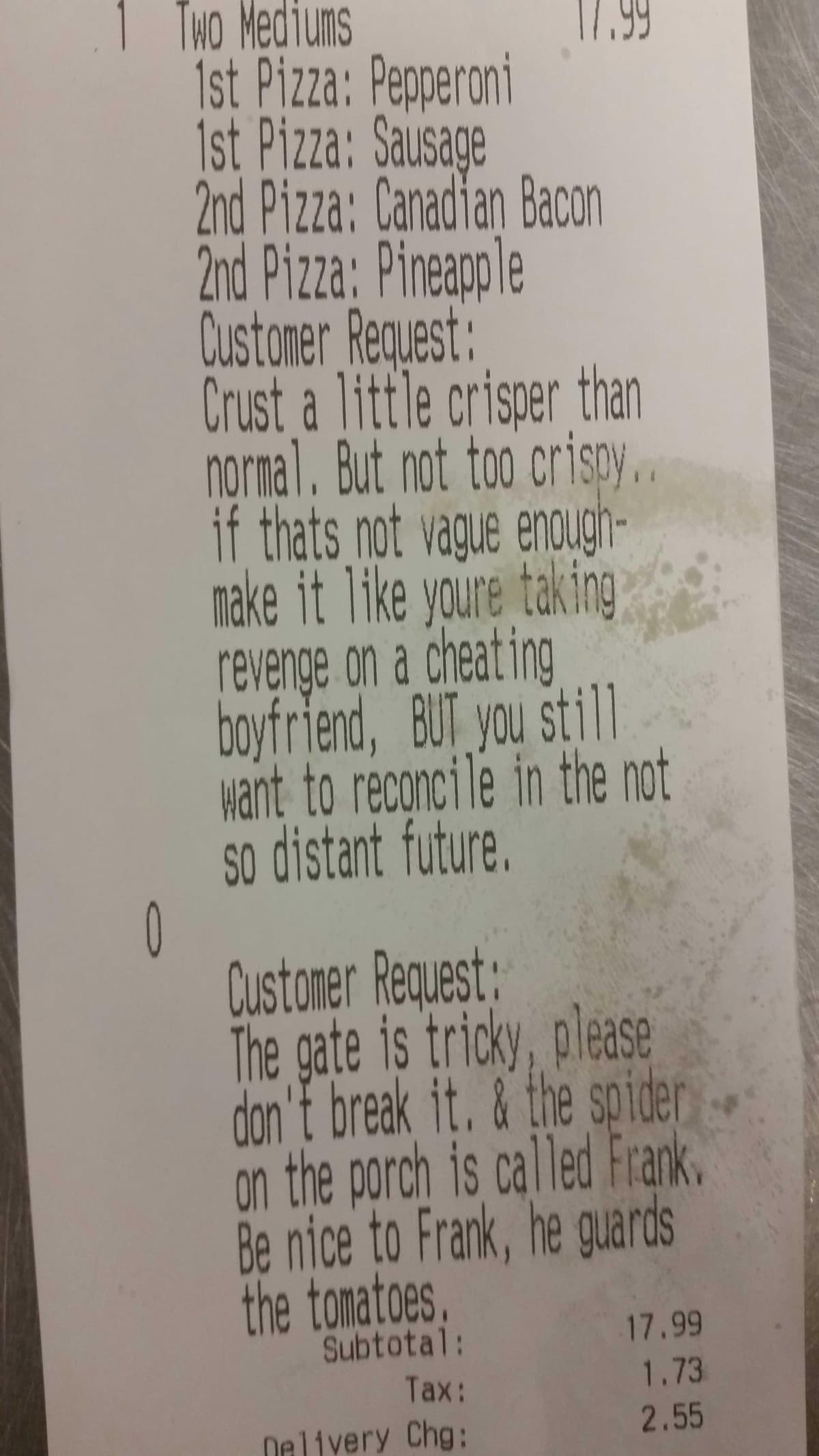 Scene: delivery Request WIN