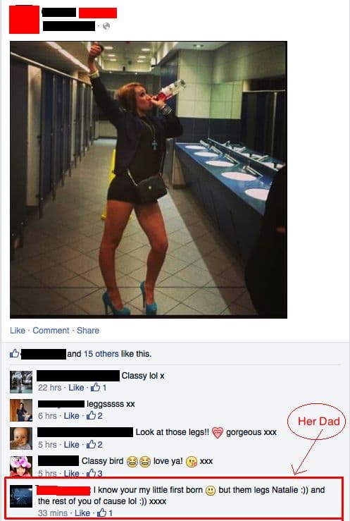 Watch: dad Facebook FAIL