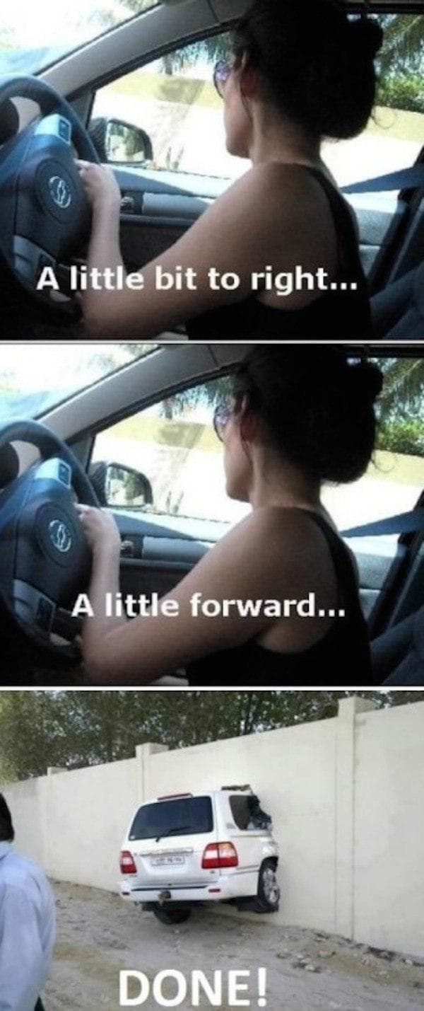 Nailed it — fail moment