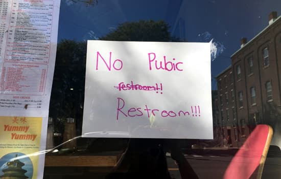 He told them their sign was misspelled… — fail moment