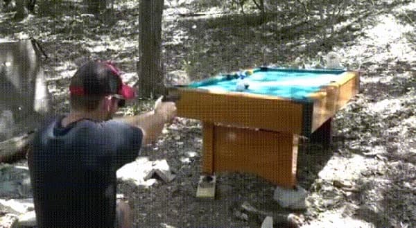 9mm, corner pocket — fail moment