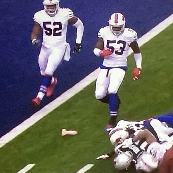 4th and inches at the Patriots game last night — fail moment