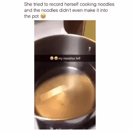 "Dinner is gonna be late" — fail moment