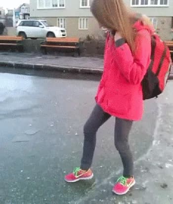 Breaking the ice is always hard — fail moment