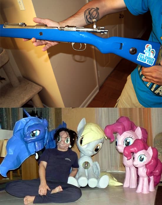BRONY RUINS AN ICONIC, ANTIQUE WW2 RIFLE — fail moment
