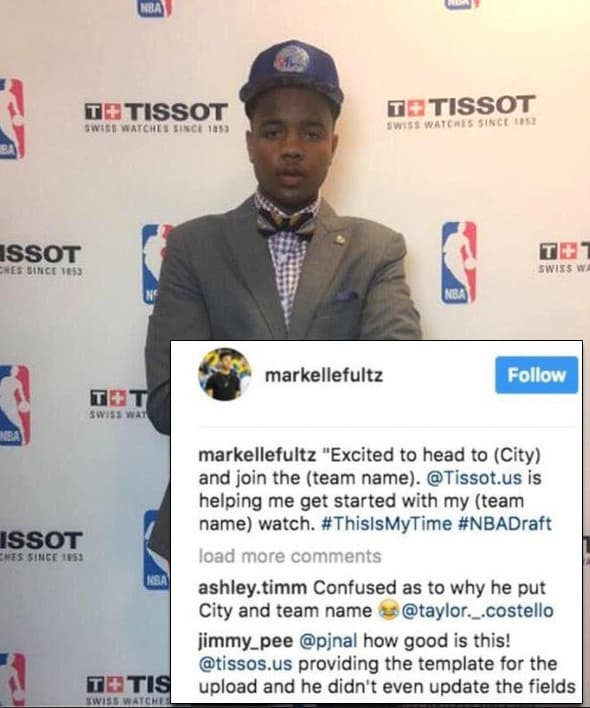 NBA DRAFT PICK BLOWS INSTAGRAM ANNOUNCEMENT — fail moment