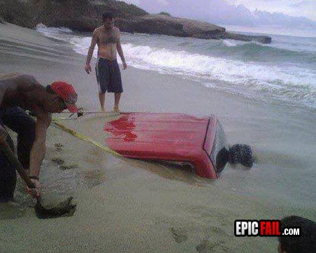 Watch: parking Spot Fail Beach
