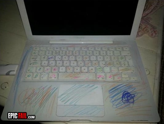 Caught on camera: coloring Fail Mac