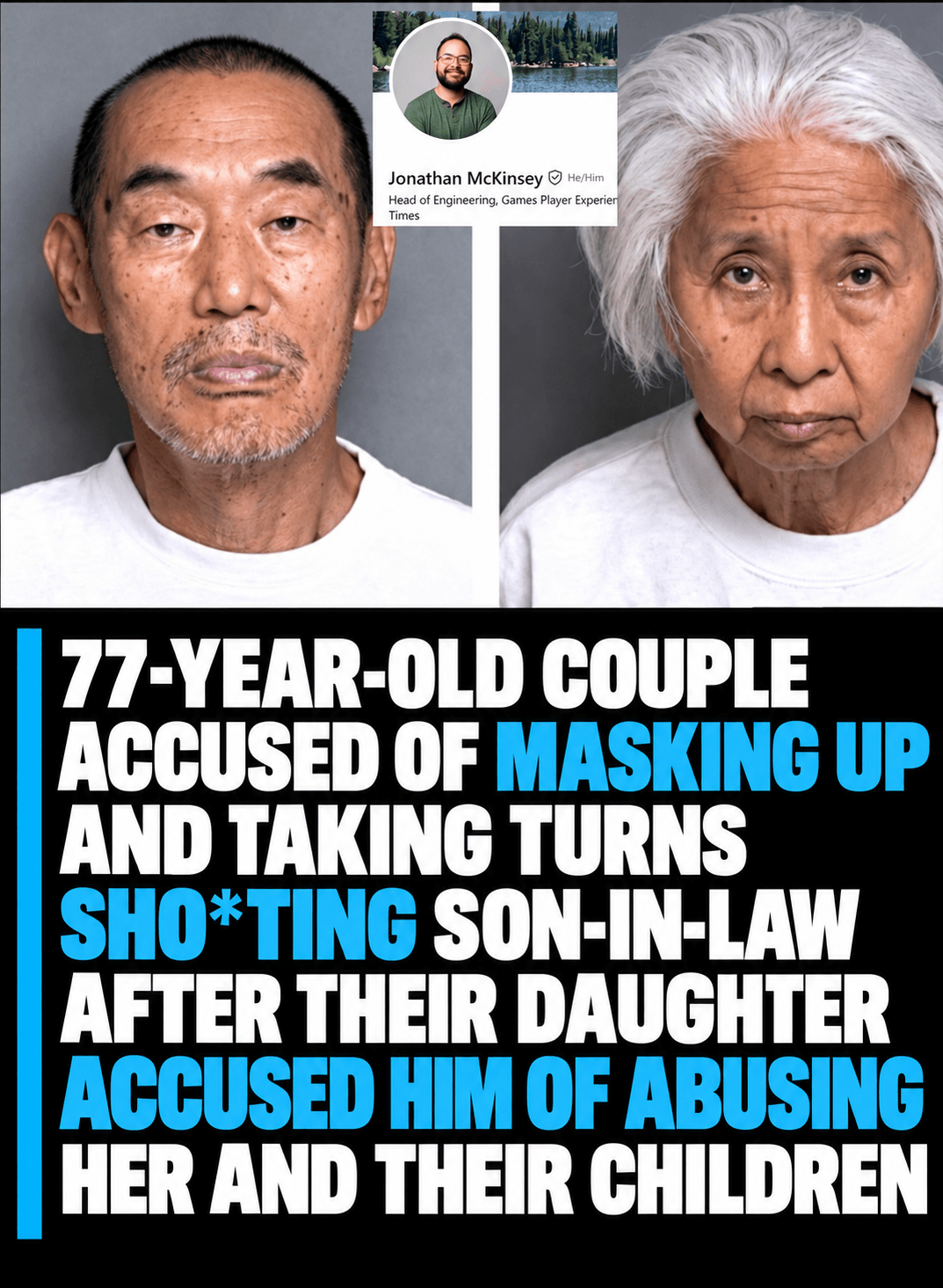 77-YEAR-OLD COUPLE ALLEGEDLY SHOT AND KILLED SON-IN-LAW (VIDEO) — viral news clip