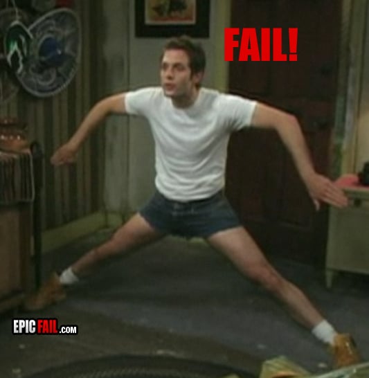 Moment: dance Fail