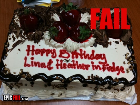 Watch: birthday Cake Fail