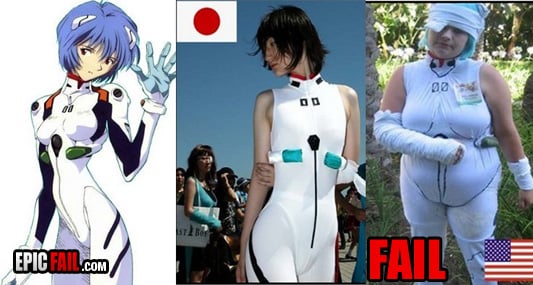 Clip: american Cosplay Fail