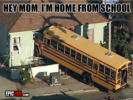 Caught on camera: bus Driver Fail