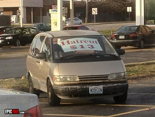 Scene: barbershop Fail
