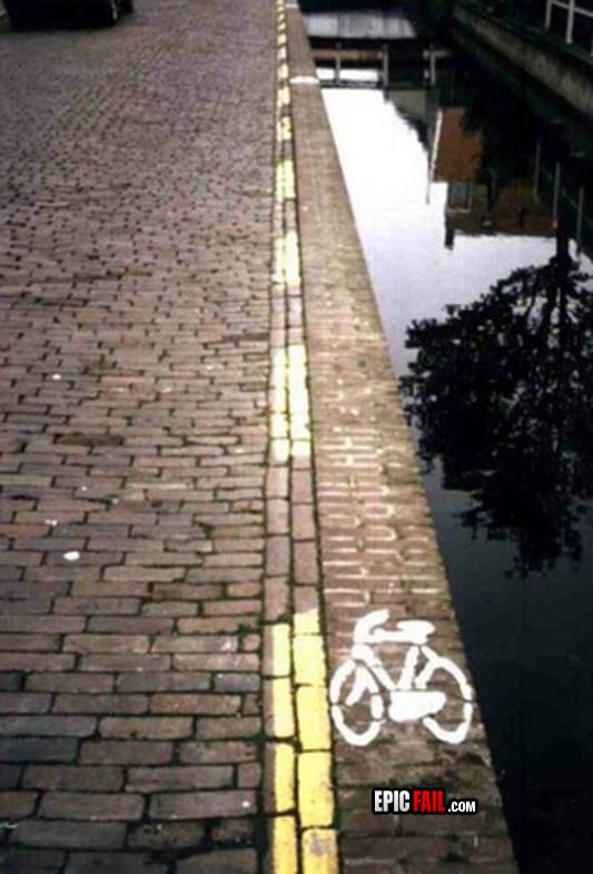 Watch: bike Lane FAIL