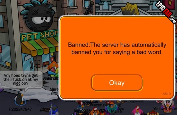 Scene: ban FAIL
