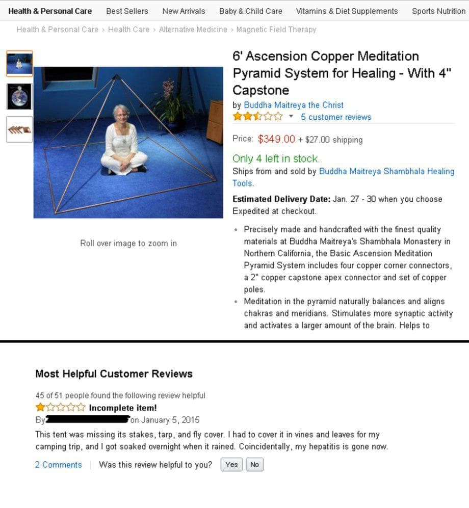 Hilarious Funny Amazon Reviews — fail moment
