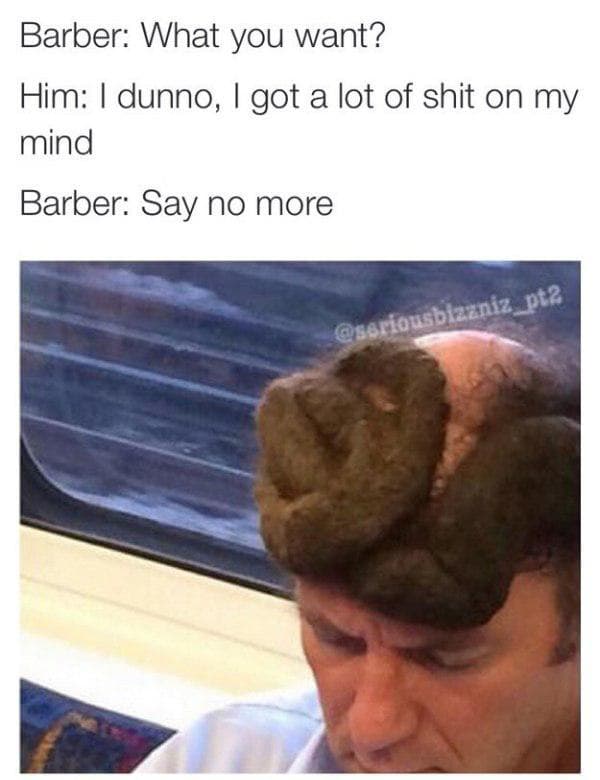 The crappiest hairstyle I've ever seen — fail moment