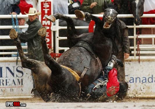 Watch: rodeo Fail