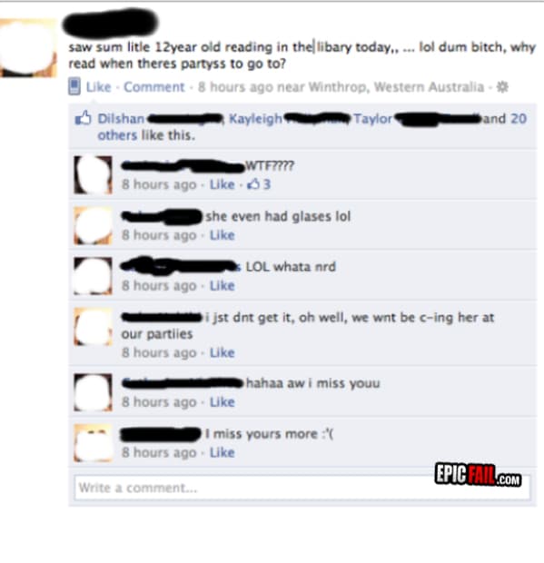 Watch: facebook Status Update Fail