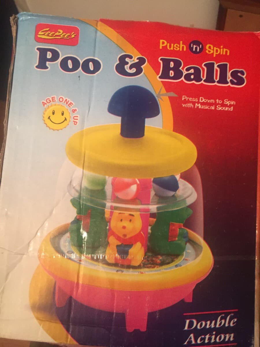 They really didn't think this Winne the Poo toy thru — fail moment