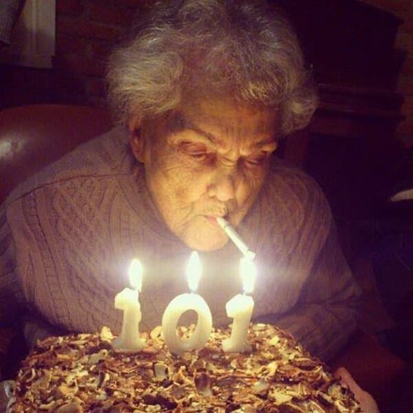 Grandma celebrates her birthday LIKE A BOSS — fail moment