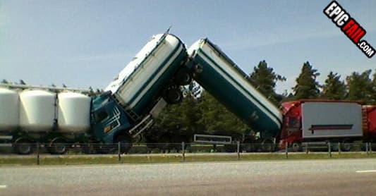 Watch: truck Fail Crash