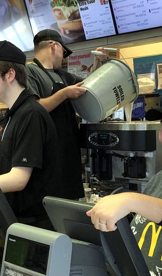 McFLURRY SECRET INGREDIENT REVEALED — fail moment