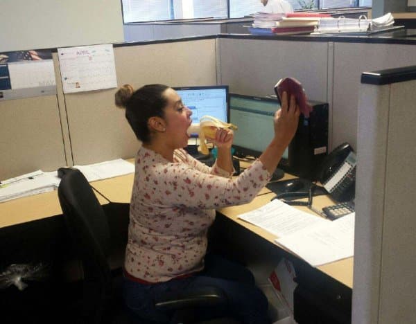 Woman gets caught showing off the right type of skills at the wrong time — fail moment
