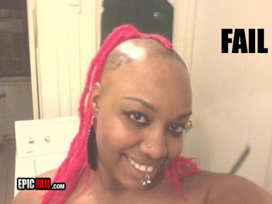 You Can Tell A Lot Of Thought Went Into THIS Hairstyle — fail moment