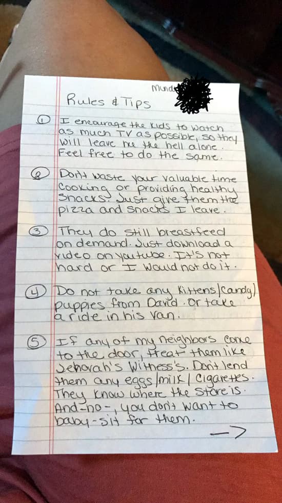 Babysitter has the perfect plan for watching kids — fail moment