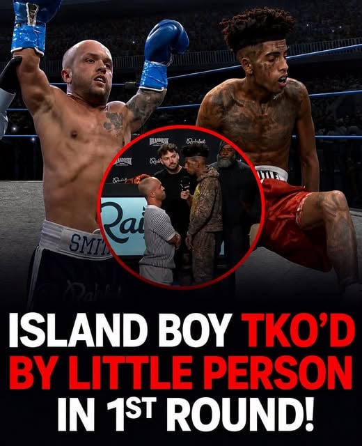 Island Boy TKO'd By Little Person (Dwarf) In First Round — fail moment