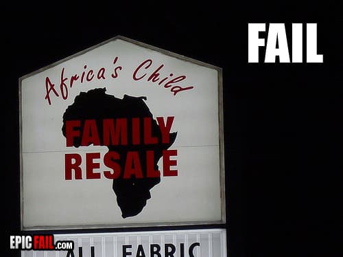 Scene: sign Fail