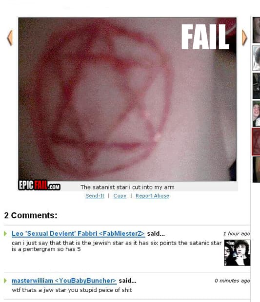 Watch: satanic Pentagram Fail