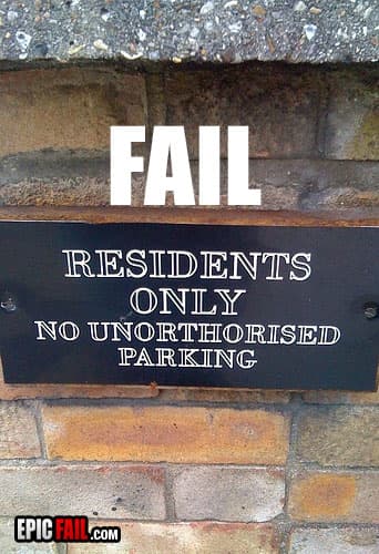 Moment: sign Fail