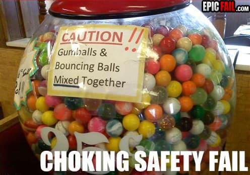 Moment: choking Safety Fail