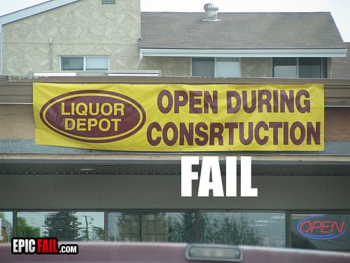 Watch: construction Sign Fail