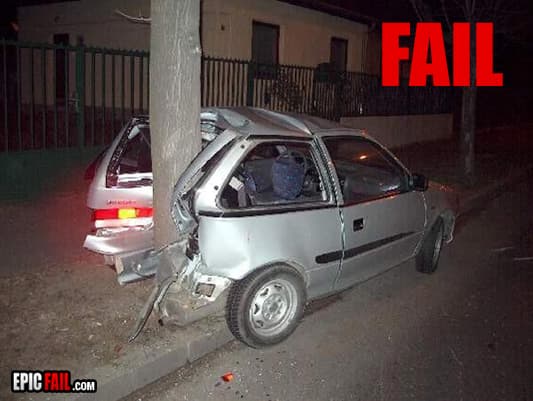 Caught on camera: driving Fail