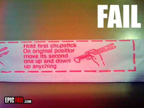 Moment: english Fail