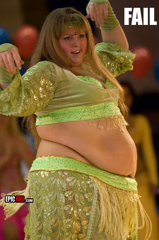Watch: belly Dancer Fail