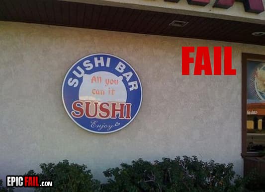 Watch: store Sign Fail