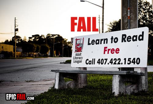 Watch: sign Fail