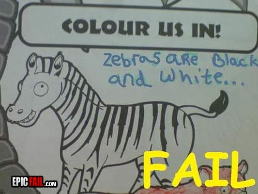 Caught on camera: coloring Book Fail